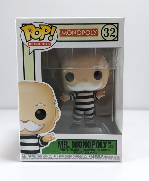 mr. monopoly in jail funko pop!