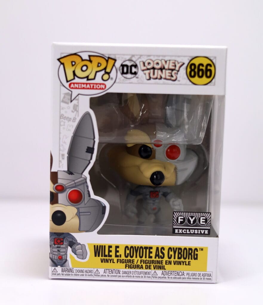 PROTECTOR Coyote as Cyborg DC Looney Tunes #866 Wile E NEW Funko POP 