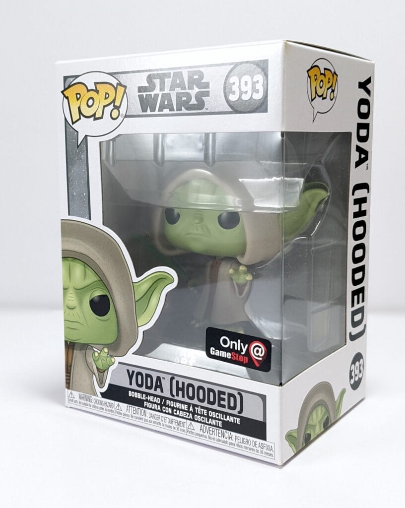 Star Wars Yoda Hooded Pop - Only GameStop 393 Funko Exclusive Vinyl 
