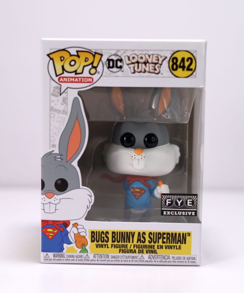 bugs bunny as superman funko pop