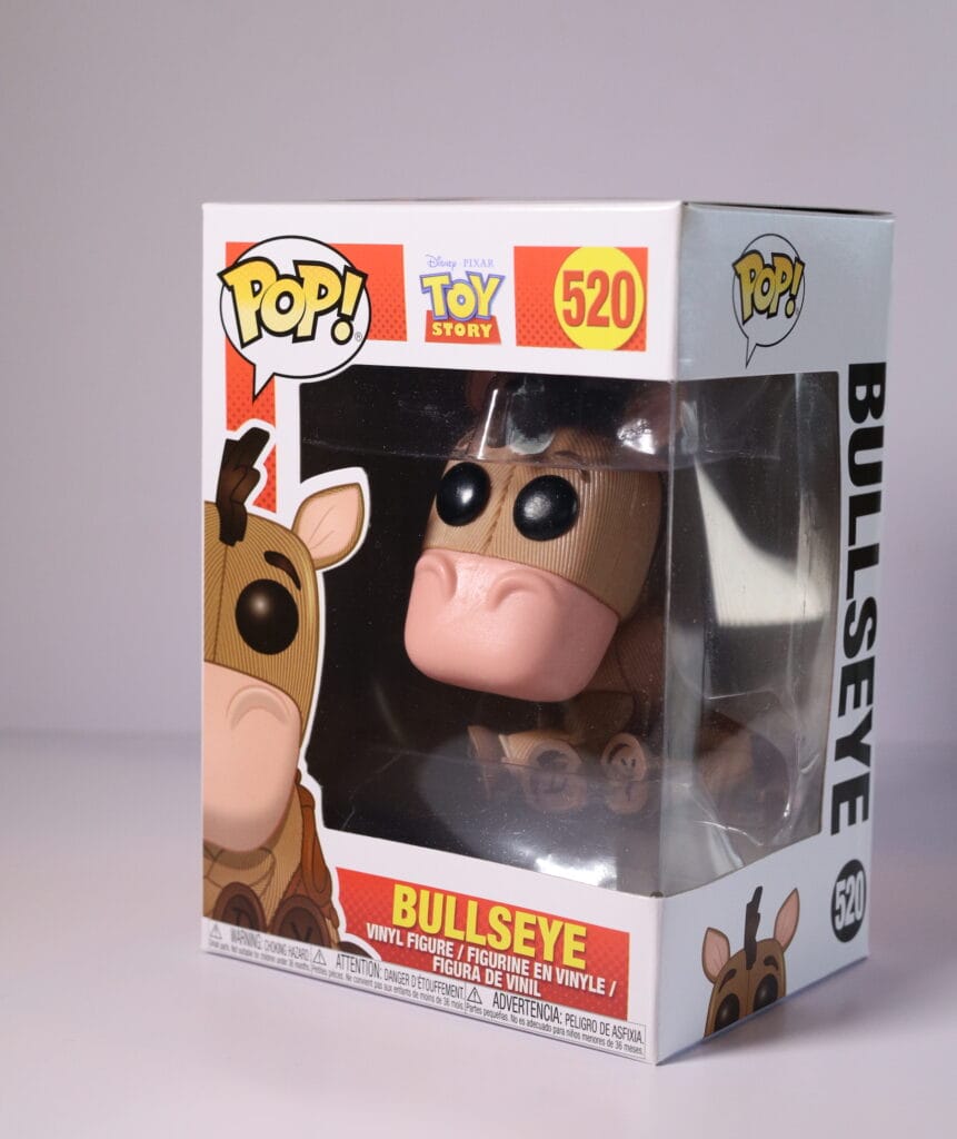 Disney Funko POP Includes POP Protector #520 Bullseye Toy Story 
