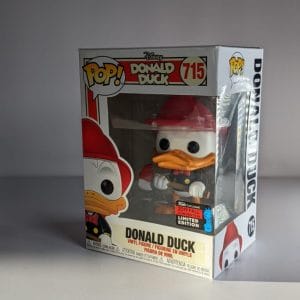 firefighter donald duck funko pop!