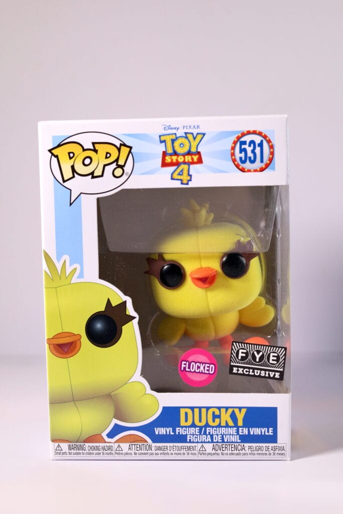 ducky funko pop flocked