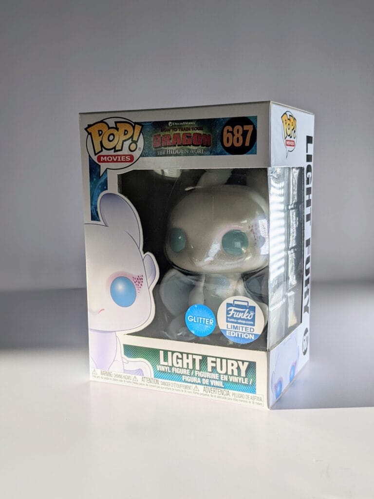 glitter light fury funko pop