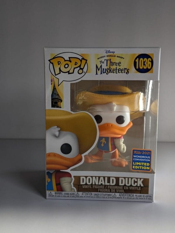 donald duck the three musketeers funko pop!