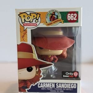 carmen sandiego disappearing funko pop!