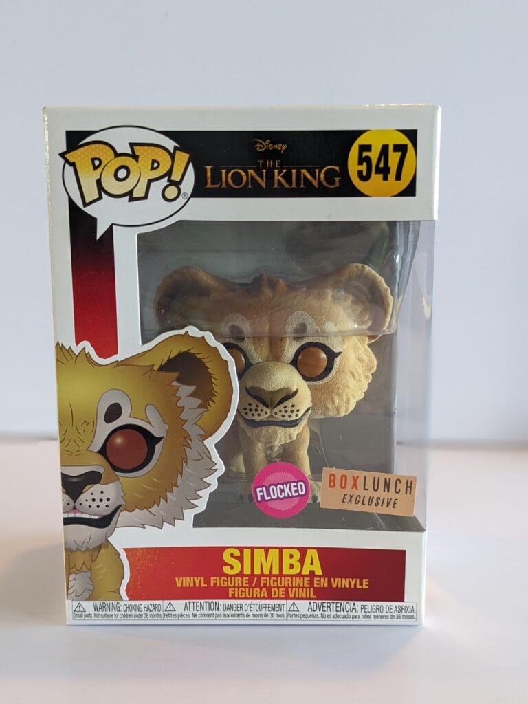 Simba Flocked Funko Pop! #547 - The Pop Central