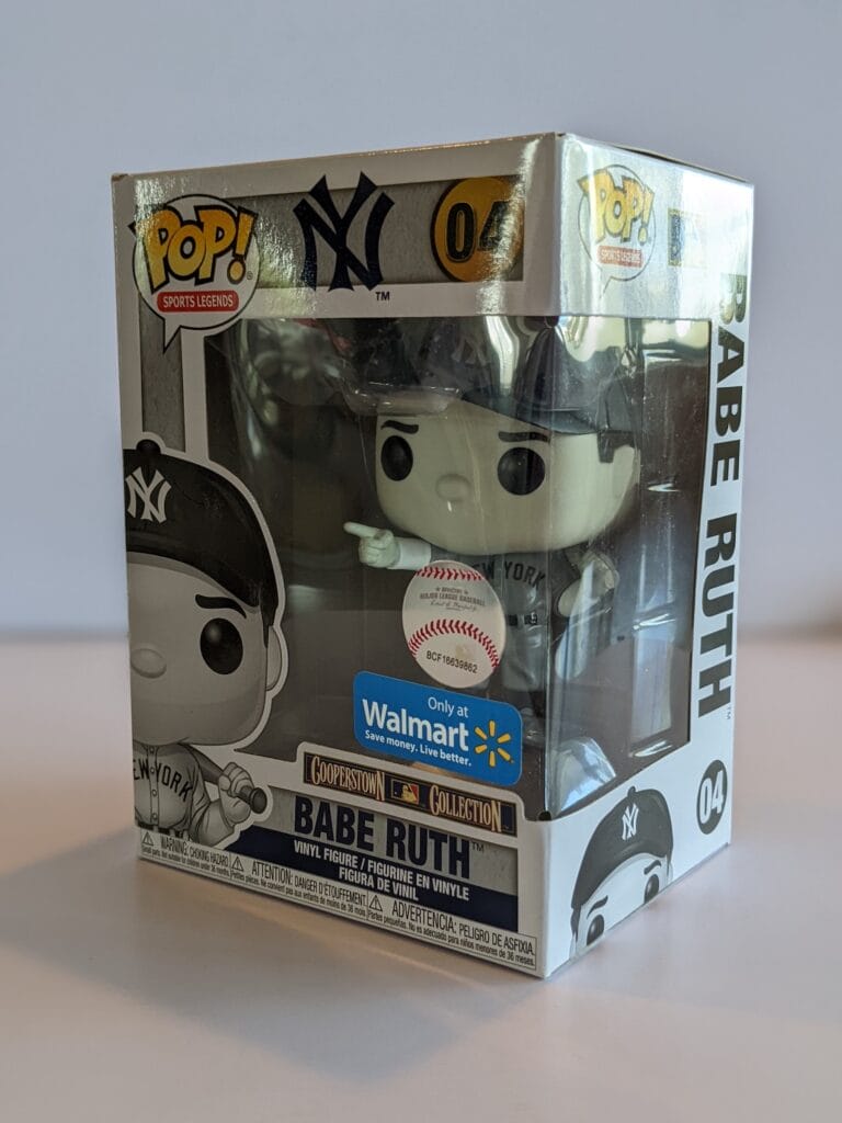 black and white babe ruth funko pop