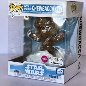 flocked chewbacca battle at EB funko pop!