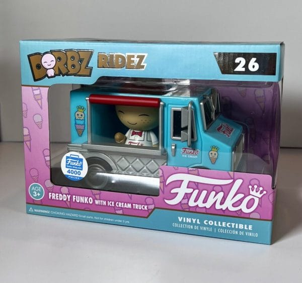 dorbz ridez freddy funko with ice cream truck