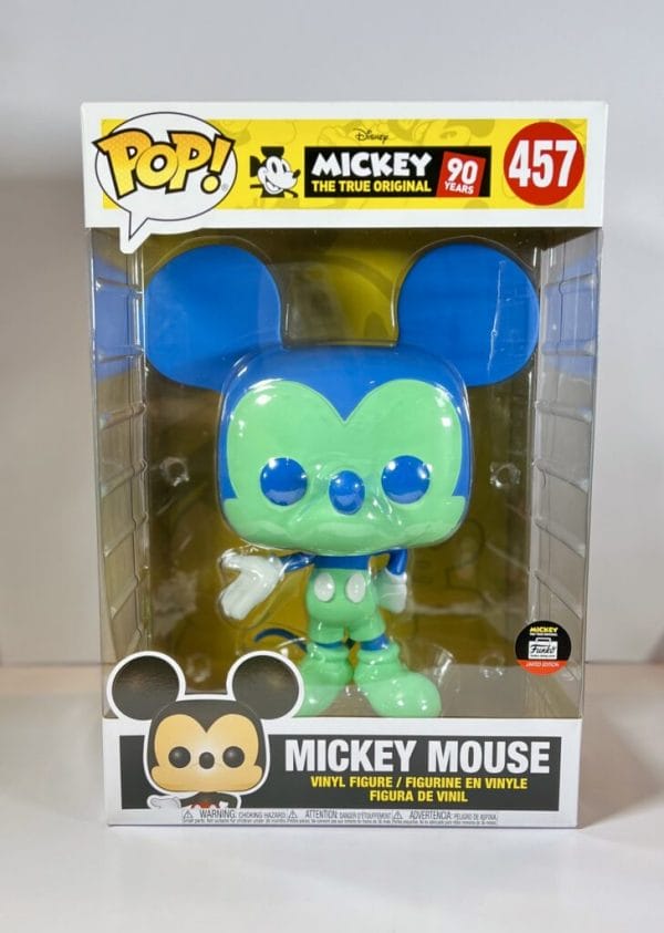 mickey mouse blue green 10" funko pop!