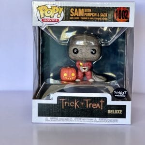 sam with pumpkin and sack funko pop!
