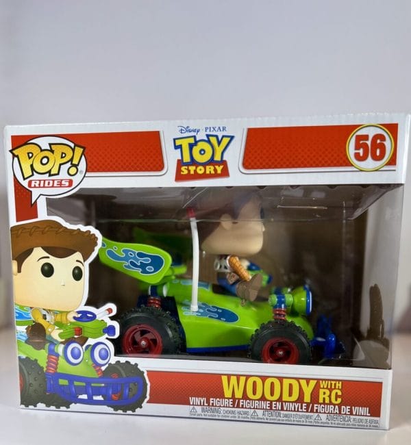 woody with rc funko pop!