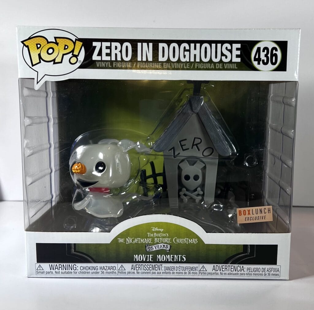 Movie Moments: Disney The Nightmare Before Christmas Zero in Doghouse #436 BoxLunch Exclusive! Funko POP 