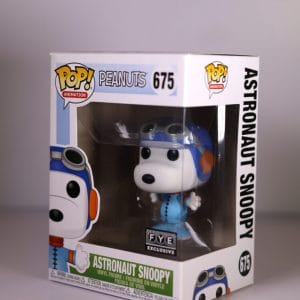 blue astronaut snoopy funko pop!