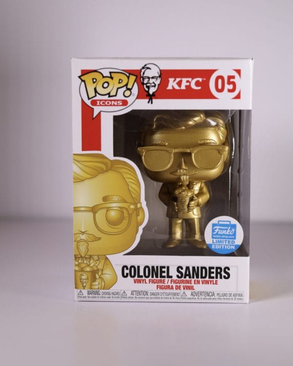 colonel sanders gold funko pop!