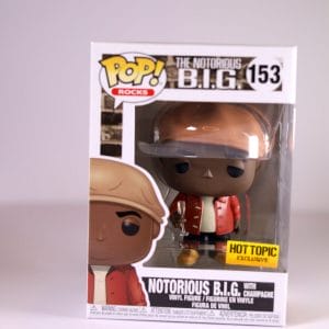 notorious big with champagne funko pop!