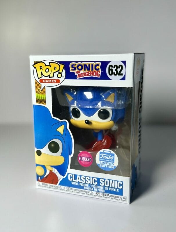 flocked classic sonic funko pop!