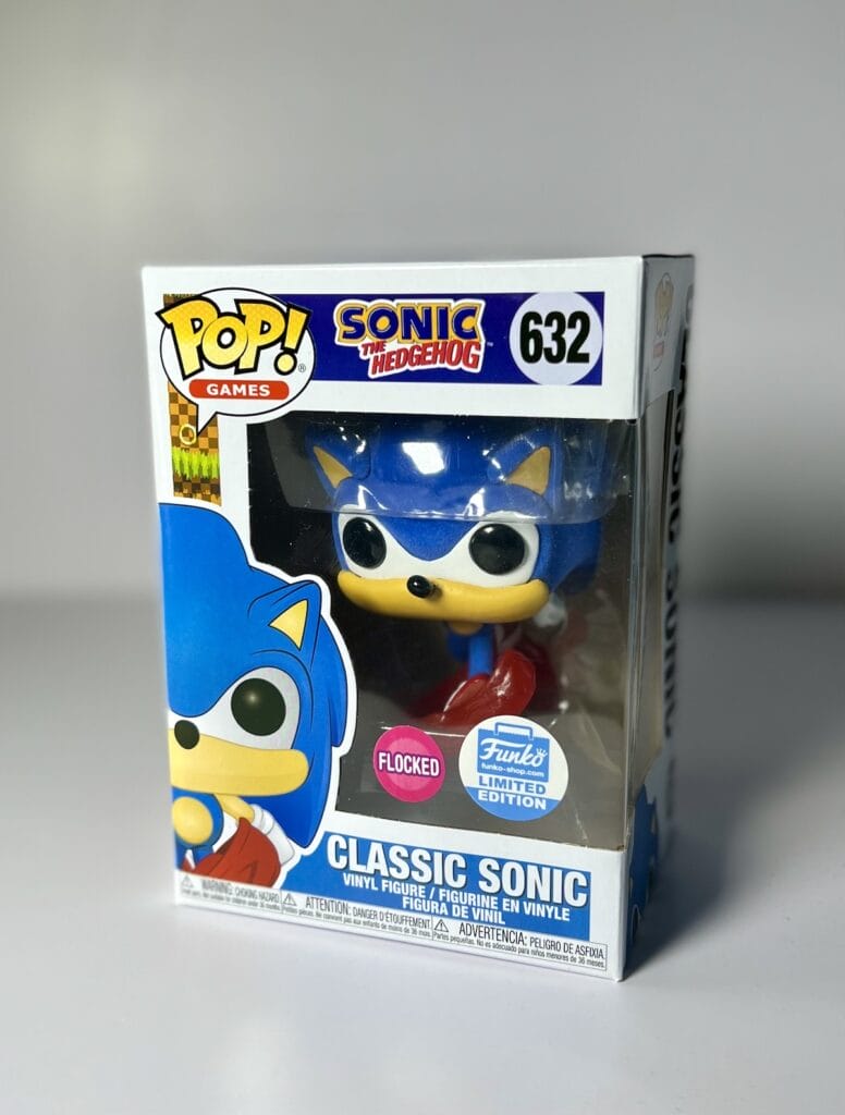 Classic Sonic Flocked Funko Pop! #632