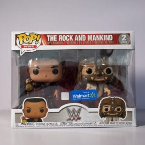 the rock and mankind funko pop! 2 pack