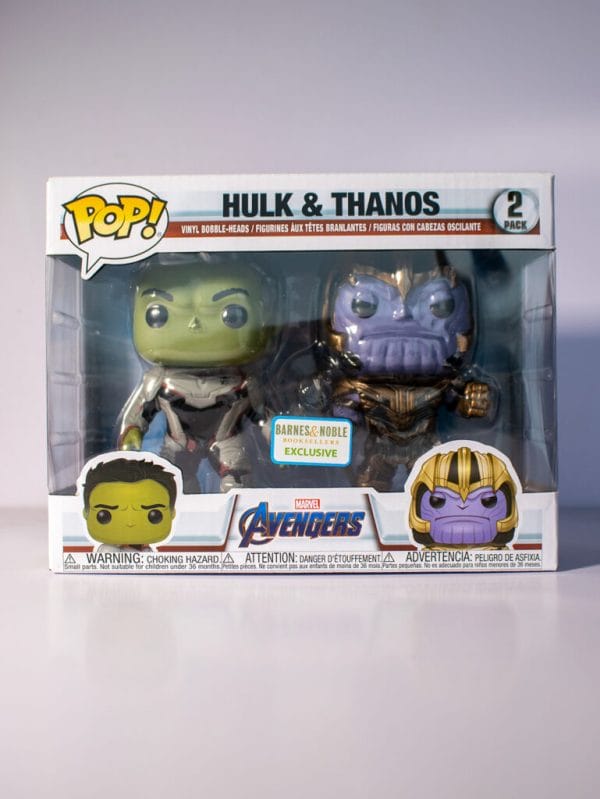 hulk and thanos funko pop! 2 pack