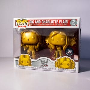 gold ric and charlotte flair 2 pack funko