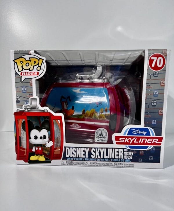 disney skyliner and mickey mouse funko pop!