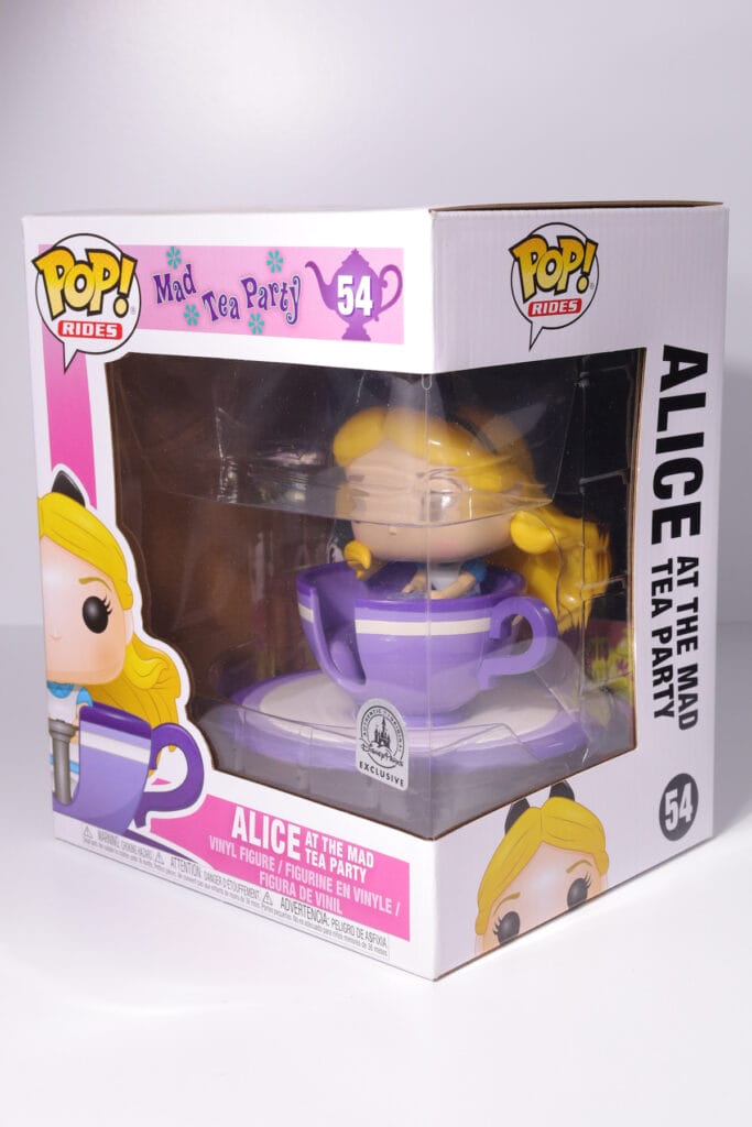 Alice at the mad tea deals party funko