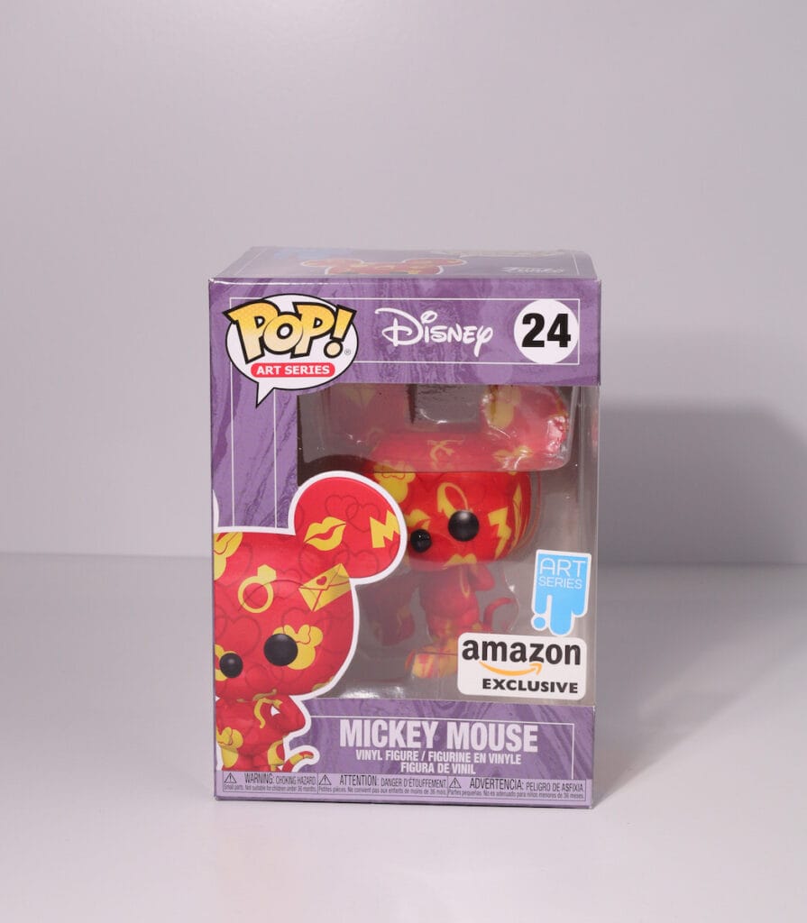 Mickey Valentine Art Series Funko Pop! #24 - The Pop Central