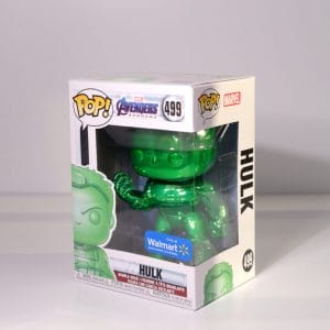 avengers hulk green chrome funko pop!