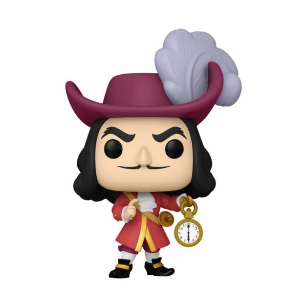 captain hook with clock