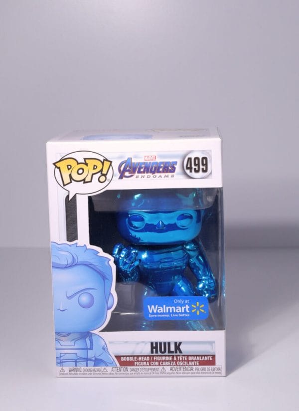 hulk blue chrome funko pop!