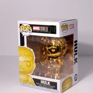 marvel hulk gold chrome funko pop!