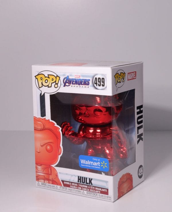marvel red chrome hulk funko pop!
