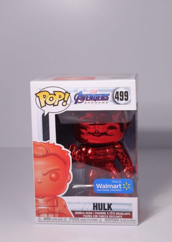 hulk red chrome funko pop!