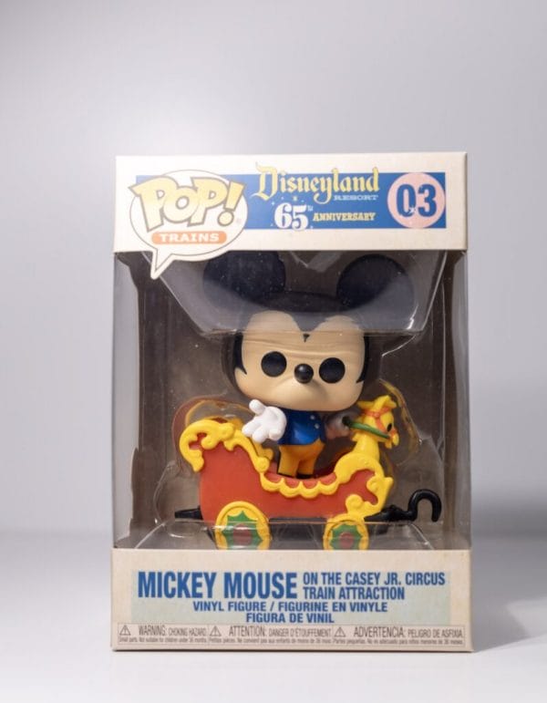 Mickey on the casey jr train funko pop!