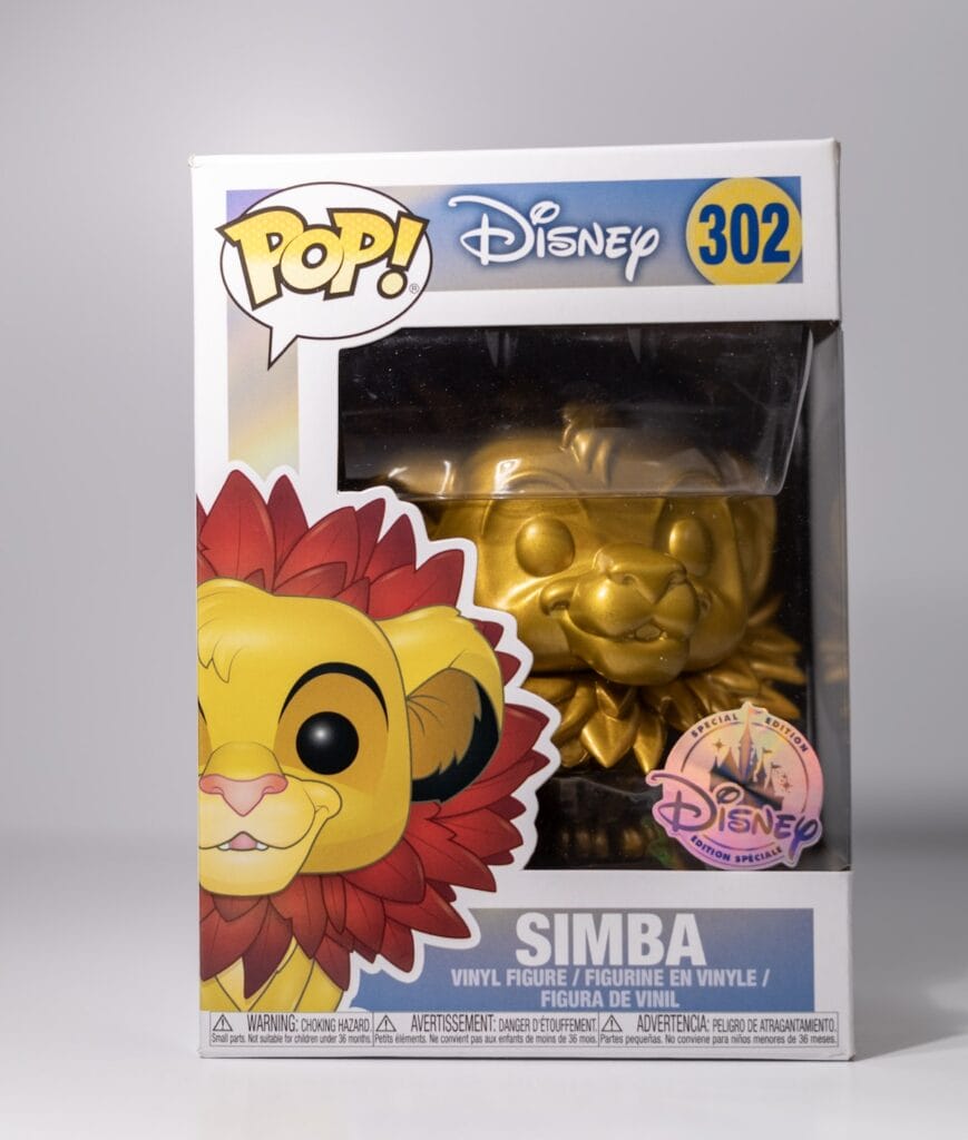 Simba Leaf Mane Gold Funko Pop! #302
