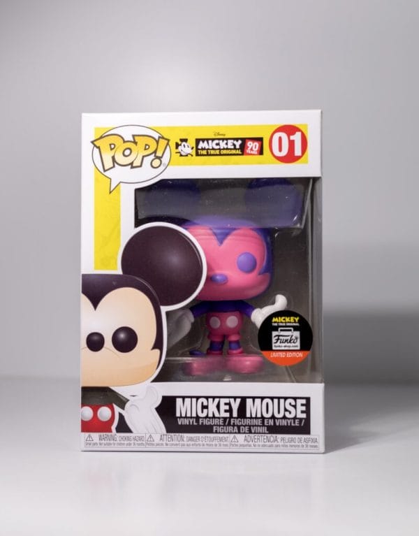mickey mouse pink and purple funko pop!