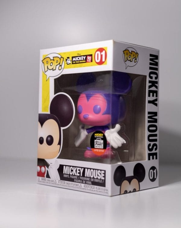 funko shop mickey mouse pink and purple funko pop!