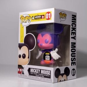 funko shop mickey mouse pink and purple funko pop!