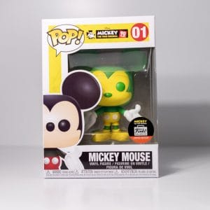 mickey mouse green and yellow funko pop!