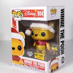 hot topic exclusive diamond winnie the pooh funko